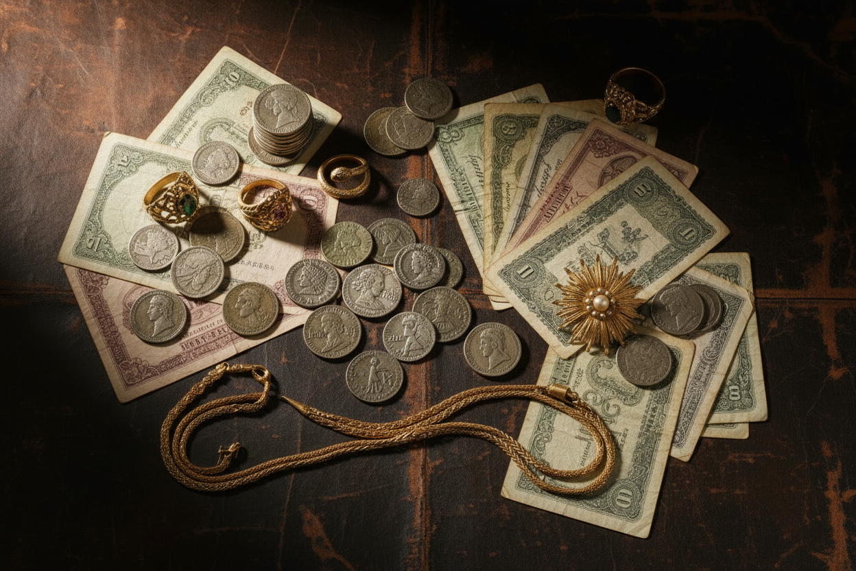 Coins Currency Jewelry Revised